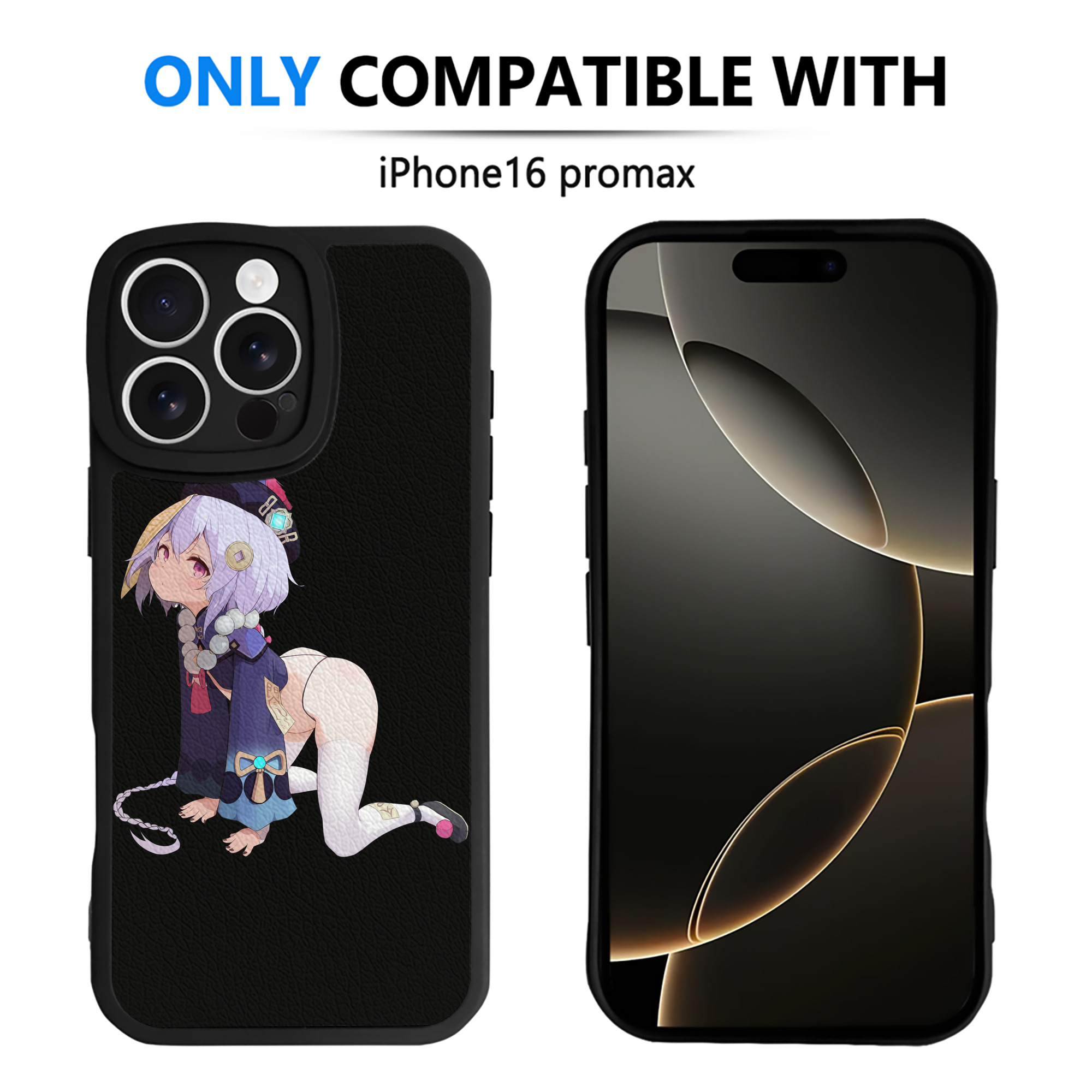 げんし神 七七 なな  genshin Nana 【iPhone 16シリーズ対応】シリコンスマホケース（レザー調） 材質：シリコン